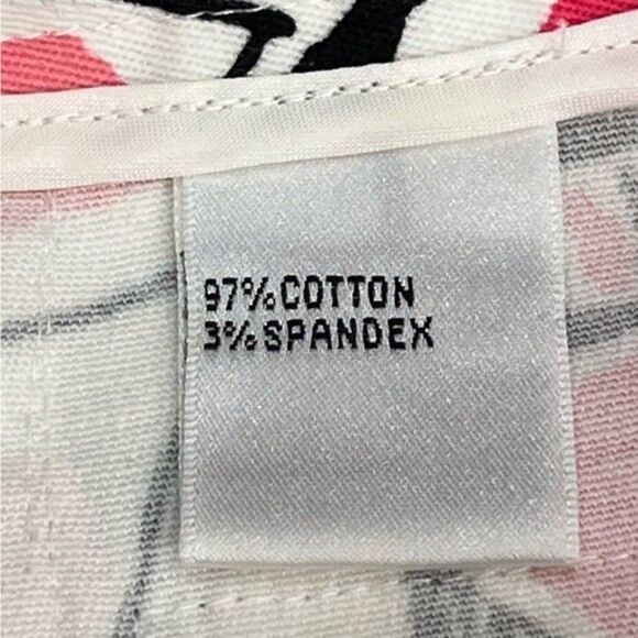 Talbots Colorful Geometric Cropped Pants Size 6 - Picture 10 of 12